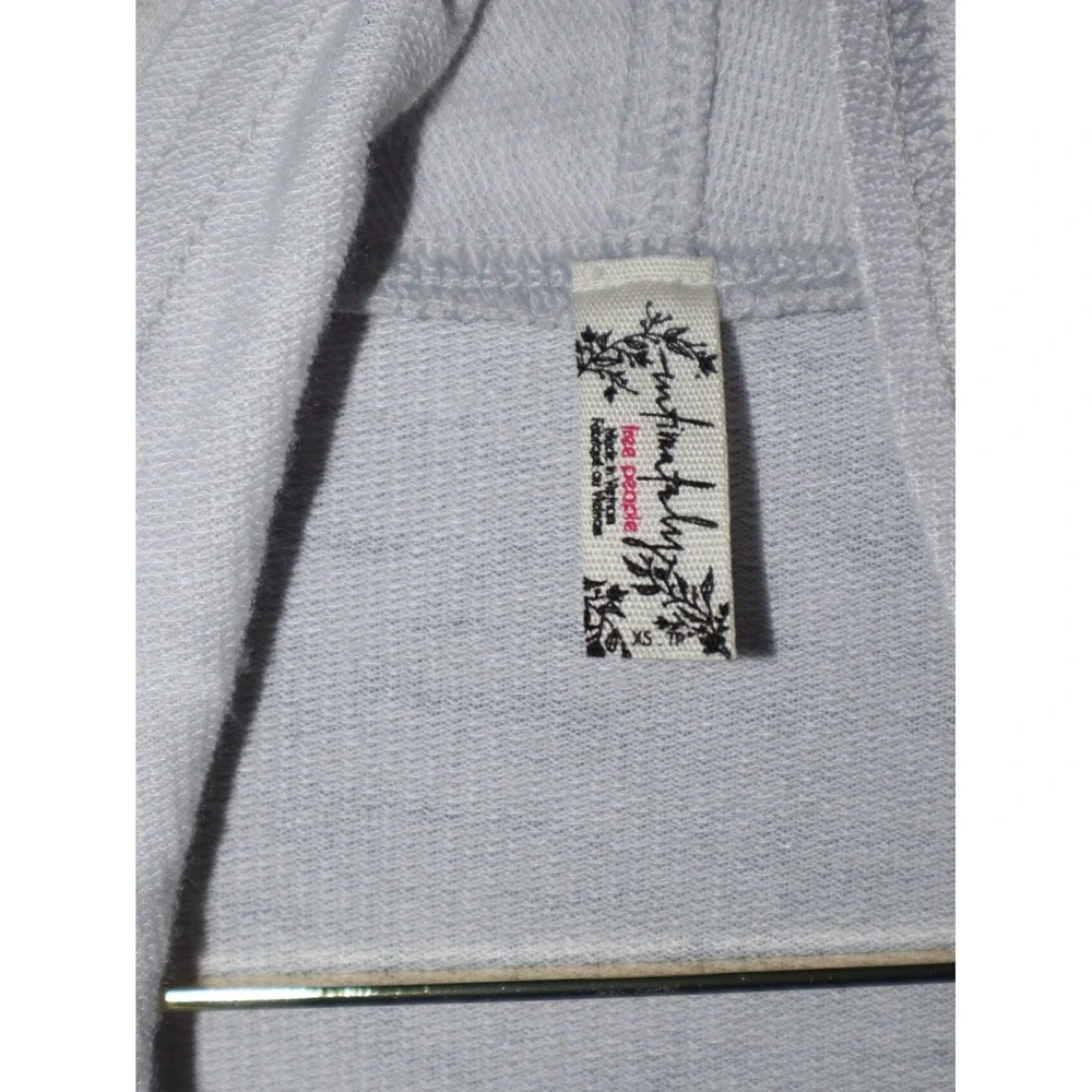 Free People Intimately Cozy Girl Longline Cardigan Duster Open Front EUC XS Gray